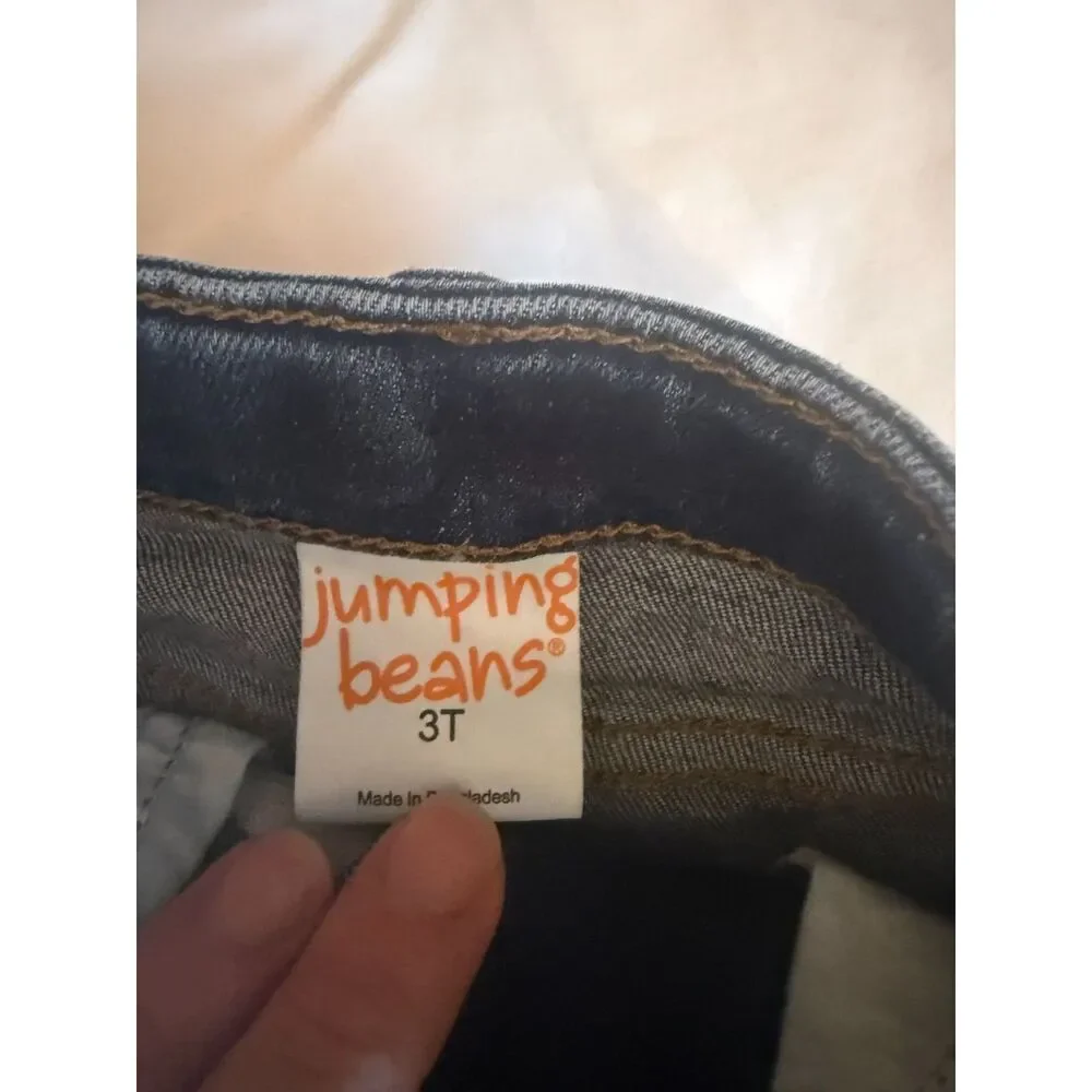 Bundle of 2 Toddler Girls Jean Shorts Size 3T EUC